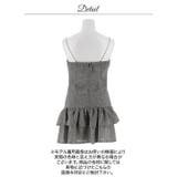 人気グレー×谷間ジップ♪韓国風ティアードAラインミニ丈キャバドレス[XS~M 3… | Dazzy | 詳細画像15 