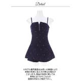 [明日花キララ着用]トレンドデニム×ビジュー♪上品セクシー谷間ジップAラインミニ… | Dazzy | 詳細画像12 