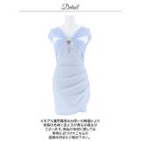クロスドレープ×大胆背中魅せ♪深めVカットで大人セクシーなタイトミニ丈キャバドレ… | Dazzy | 詳細画像12 