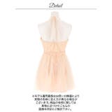 胸元ビジュー×人気チュール♪お腹＆お尻を可愛く隠せるAラインミニ丈キャバドレス[… | Dazzy | 詳細画像17 