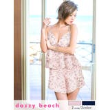 ドレス キャバミニ 花柄シフォンキャミソール&amp;タップパンツ●ビーチウェア | Dazzy | 詳細画像1 