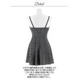 えちあまリボン柄キャミソール×胸元ジップ体型カバーAラインミニ丈キャバドレス | Dazzy | 詳細画像12 