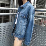 トレンドファッション♪英字刺繍デザインデニムジャケット 2017春夏新作 | DearHeart | 詳細画像4 
