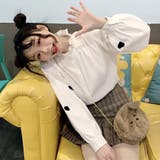 ハート刺繍スリーブシャツ 秋冬新作 韓国ファッション | DearHeart | 詳細画像1 