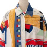 個性的総柄襟付長袖シャツ 2020秋冬新作 韓国ファッション | DearHeart | 詳細画像12 
