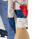 個性的総柄襟付長袖シャツ 2020秋冬新作 韓国ファッション | DearHeart | 詳細画像17 