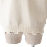裾袖口デザインカラフル釦長袖薄手ニットカーディガン 秋冬 韓国ファッション | DearHeart | 詳細画像14 
