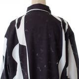 配色総柄襟付長袖シャツ 秋冬 韓国ファッション | DearHeart | 詳細画像13