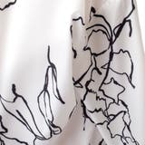 モノクロ花柄襟付長袖シャツ 秋冬新作 韓国ファッション | DearHeart | 詳細画像15 
