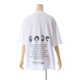 前後プリント半袖カットソーTシャツ 春夏 韓国ファッション | DearHeart | 詳細画像11 