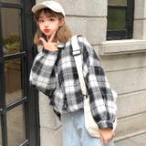 チェック柄シャツ 春夏新作 韓国ファッション | DearHeart | 詳細画像4