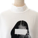 プリントハイネック半袖Tシャツカットソー 春夏 韓国ファッション | DearHeart | 詳細画像12