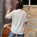 プリントハイネック半袖Tシャツカットソー 春夏 韓国ファッション | DearHeart | 詳細画像4