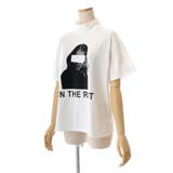 プリントハイネック半袖Tシャツカットソー 春夏 韓国ファッション | DearHeart | 詳細画像9