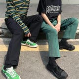 すっきりストレートシルエットのシンプル&スマートなコットンチノパンツ 原宿系 | Decorative | 詳細画像3