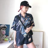 柄シャツ ドラゴン柄 昇り龍 | Decorative | 詳細画像3