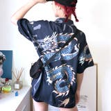 柄シャツ ドラゴン柄 昇り龍 | Decorative | 詳細画像4