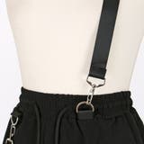 ワイドストレートパンツ サスペンダー付き ブラック | Decorative | 詳細画像5