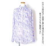 柄シャツ ぼかし模様 シアーシャツ | Decorative  | 詳細画像14 