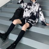 柄シャツ シック モノクロ | Decorative | 詳細画像4