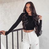 バックオープン ショート丈 トップス | Decorative | 詳細画像5