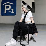 カーゴパンツ ロングサスペンダー付き ブラック | Decorative | 詳細画像6