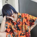 柄シャツ サンフラワー ビッグシャツ | Decorative  | 詳細画像1 