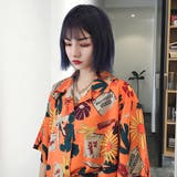 柄シャツ サンフラワー ビッグシャツ | Decorative  | 詳細画像6 