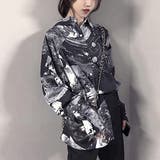 柄シャツ ブラック ギャラクシー | Decorative | 詳細画像2