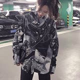 柄シャツ ブラック ギャラクシー | Decorative | 詳細画像4