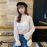 総レース シアー ブラウス | Decorative  | 詳細画像4 