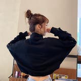 ハーフジップ ショート丈 トップス | Decorative  | 詳細画像5 