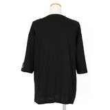 ショルダーリングとロゴプリントがストリート感のあるオーバーシルエット七分袖Tシャ… | Decorative | 詳細画像10