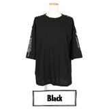 ショルダーリングとロゴプリントがストリート感のあるオーバーシルエット七分袖Tシャ… | Decorative | 詳細画像11