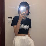 Tシャツ ショート丈 バタフライ柄 | Decorative  | 詳細画像5 