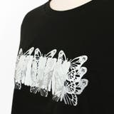 Tシャツ ショート丈 バタフライ柄 | Decorative  | 詳細画像8 
