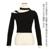 オープンショルダー ショート丈トップス 長袖 | Decorative  | 詳細画像9 