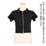 ジップアップ ショート丈トップス リブ素材 | Decorative | 詳細画像10