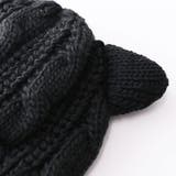 ニット帽 猫耳 ブラック | Decorative  | 詳細画像4 