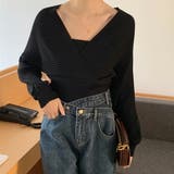 ニット レイヤード風 ショート丈ニット | Decorative  | 詳細画像9 
