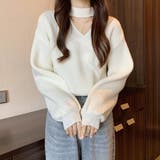 ニット チョーカーネック ショート丈ニット | Decorative | 詳細画像2