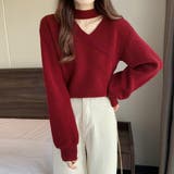 ニット チョーカーネック ショート丈ニット | Decorative | 詳細画像4