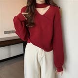 ニット チョーカーネック ショート丈ニット | Decorative | 詳細画像5
