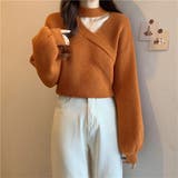 ニット チョーカーネック ショート丈ニット | Decorative | 詳細画像6