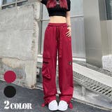 カーゴパンツ ワイドパンツ ストラップ付き | Decorative  | 詳細画像1 