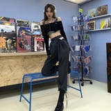 サイドオープン ドロスト パンツ | Decorative  | 詳細画像2 