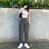 ハイウエスト サイドオープン パンツ | Decorative  | 詳細画像5 