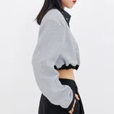 ショート丈 スキッパー トップス | Decorative  | 詳細画像3 