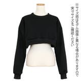 ショート丈トップス 長袖 クロップド丈 | Decorative  | 詳細画像12 