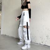 カーゴパンツ ワイドパンツ バックルベルトストラップ | Decorative  | 詳細画像4 